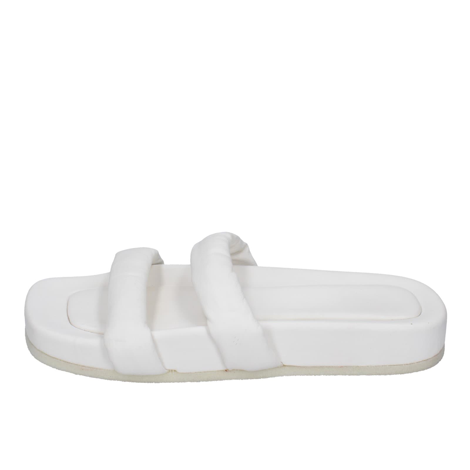 scarpe donna MOMA sandali bianco pelle EY601 Offerte stagionali