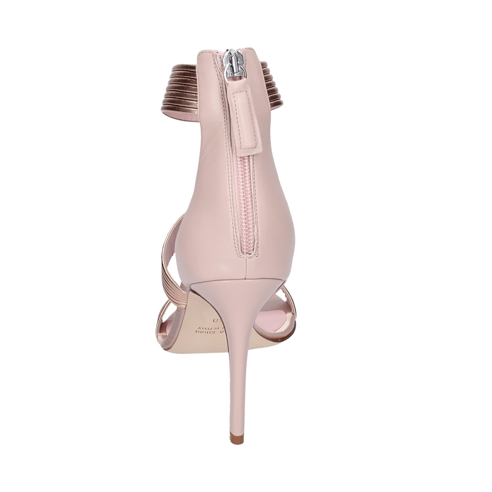 scarpe donna LELLA BALDI sandali rosa pelle EZ981 Vendite Flash