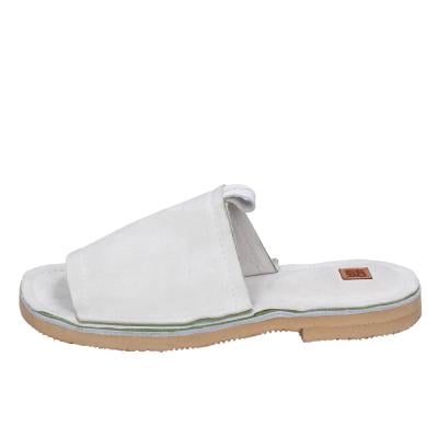 scarpe donna MOMA sandali bianco camoscio BK121 Offerte speciali