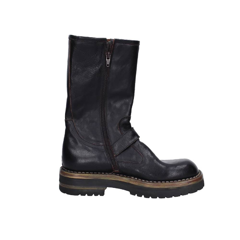 scarpe donna MOMA stivali nero pelle 81303C-VAR EY494 Super Saving Price