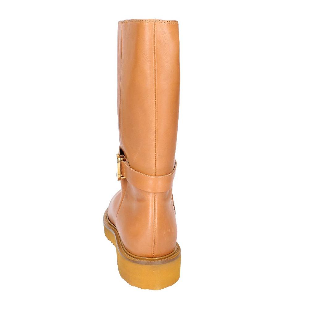 scarpe donna CARMENS stivali marrone pelle EX155 In Linea