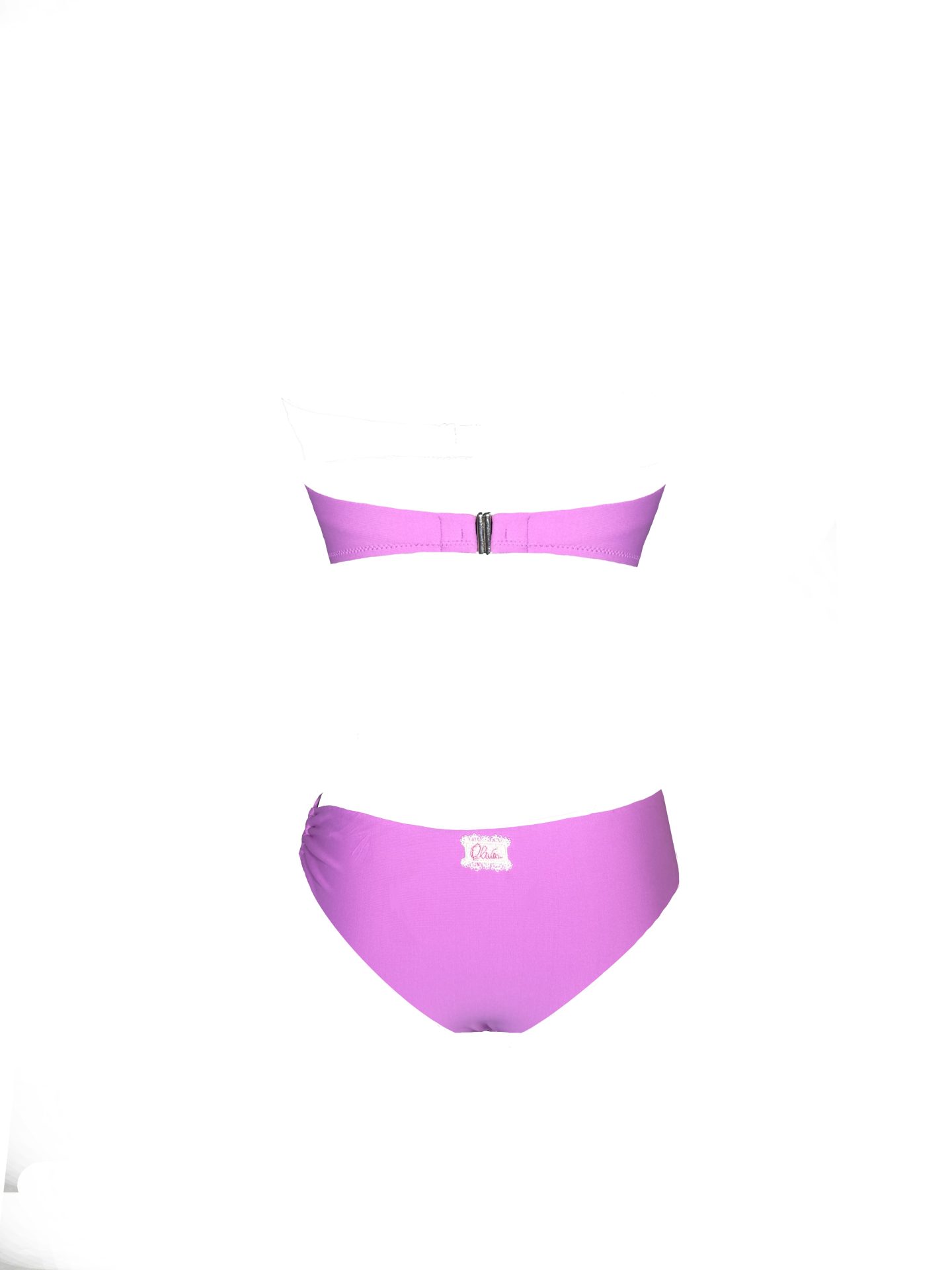 Olivia Gold Reggiseno a fascia + Slip con accessorio Vendita Calda
