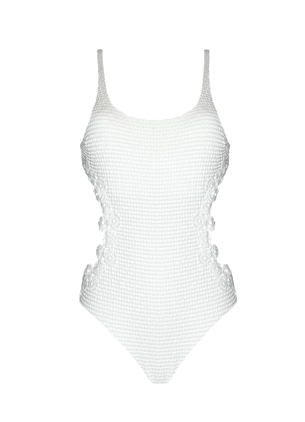Olivia Gold Intero con tessuto operato e ricamo macramé Vendite Flash