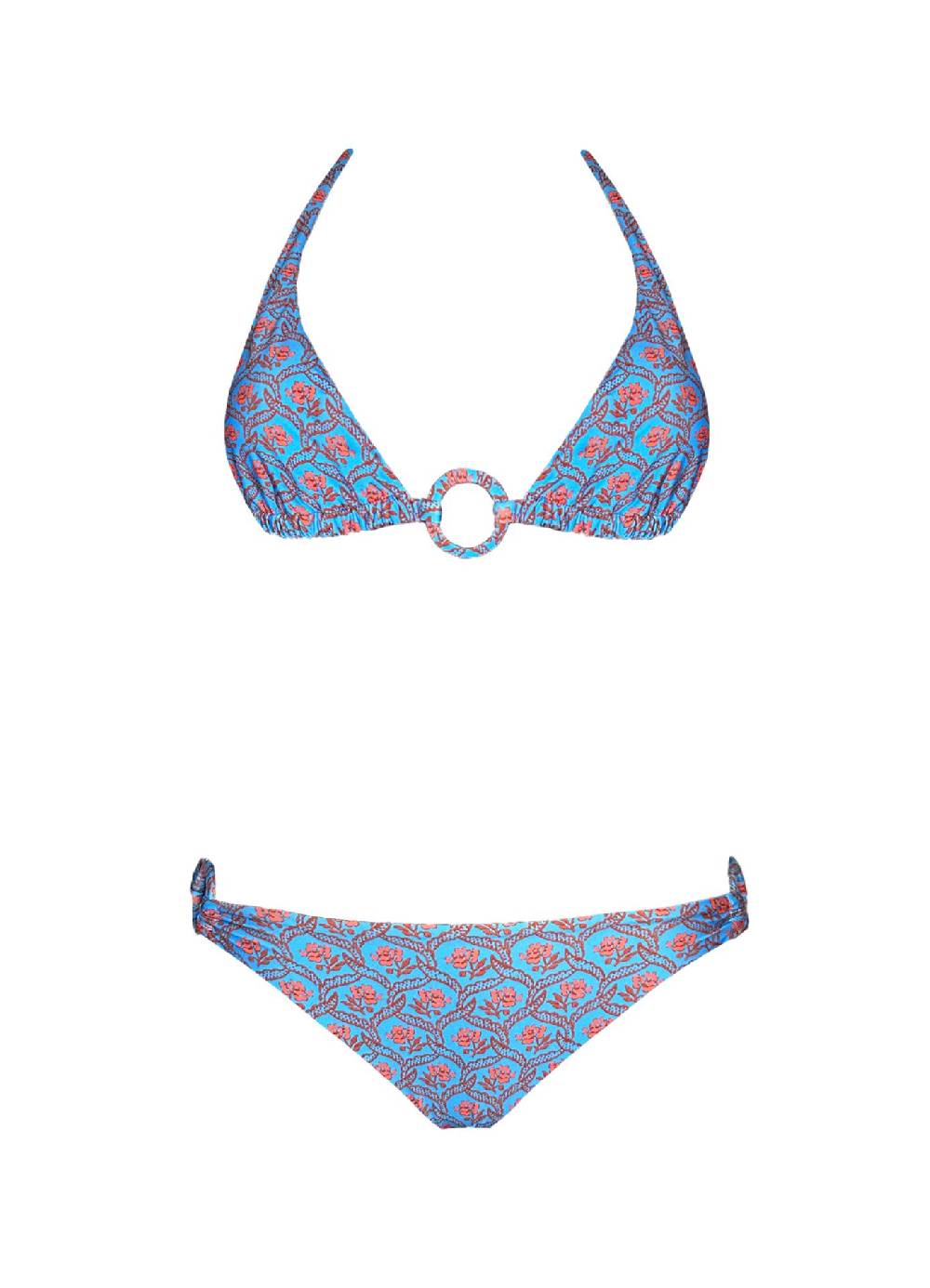 Olivia Gold Reggiseno triangolo + Slip con accessori Spedizione Gratuita