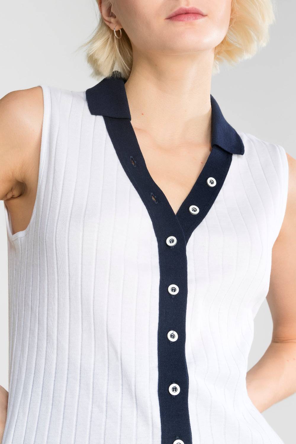 Oscalito Gilet con bottoni Donna Cotone 7160 Negozi Online