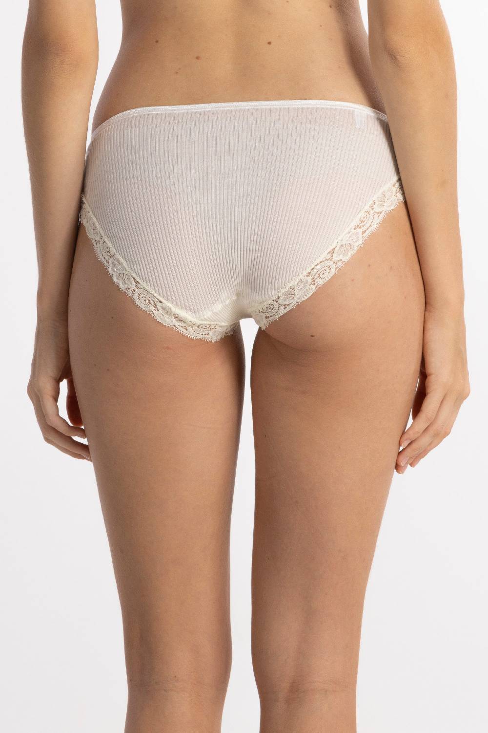 Oscalito Filoscozia Mini Slip Vita Bassa con Pizzo Leavers 3411 Vendita Calda