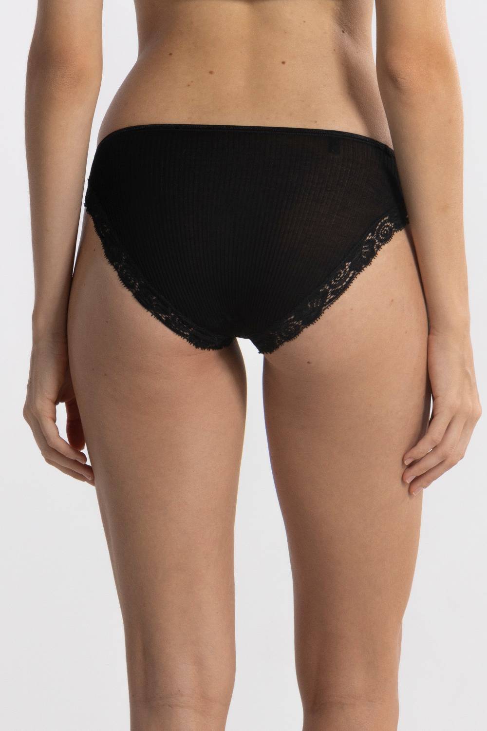 Oscalito Filoscozia Mini Slip Vita Bassa con Pizzo Leavers 3411 Vendita Calda