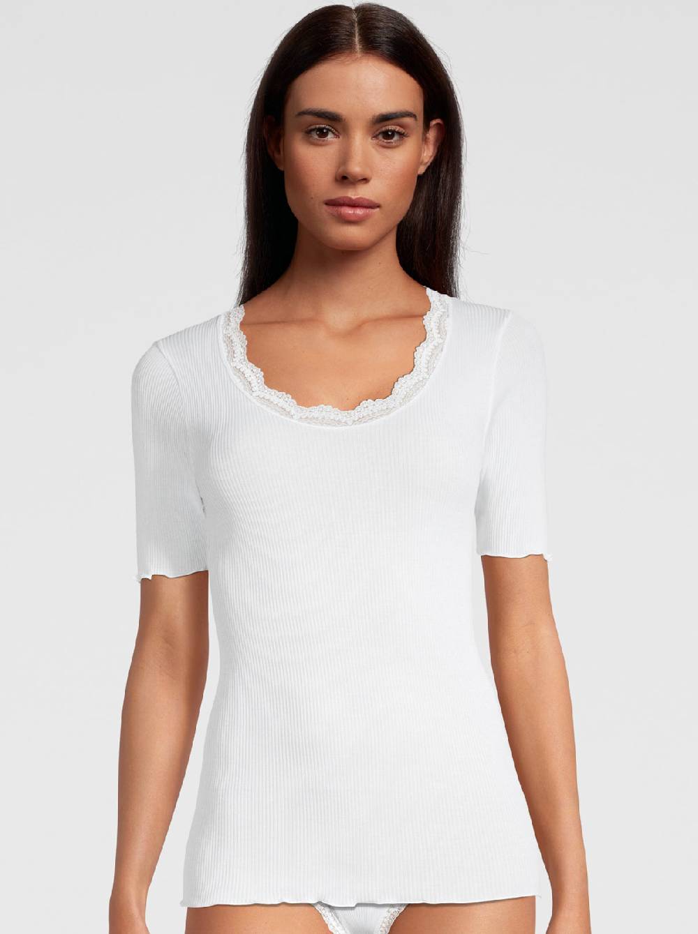 Oscalito T-shirt Filoscozia con Pizzo Leavers 3164 Negozi Online