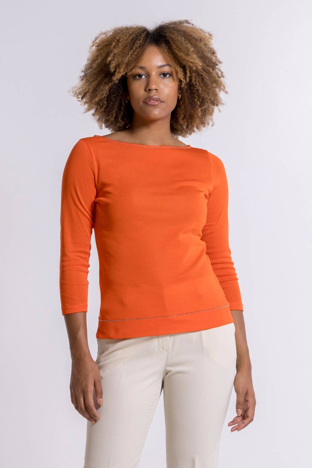 Oscalito Maniche 3/4 Donna 100% Cotone 3176M Consegna Veloce