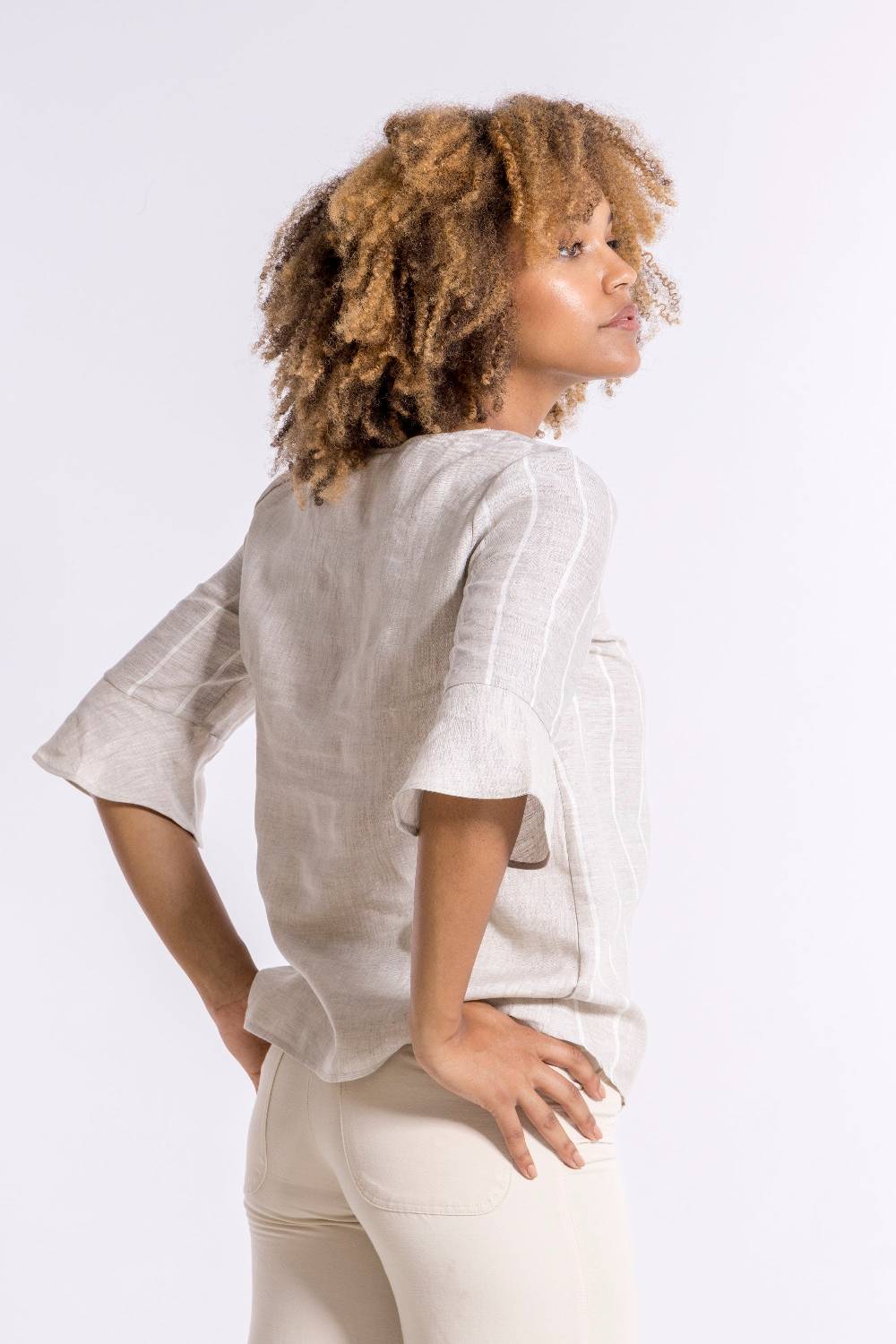 Oscalito Maglia manica lunga Donna 100% LINO 5785 Convenienza