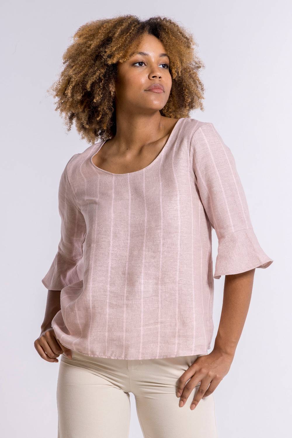 Oscalito Maglia manica lunga Donna 100% LINO 5785 Convenienza