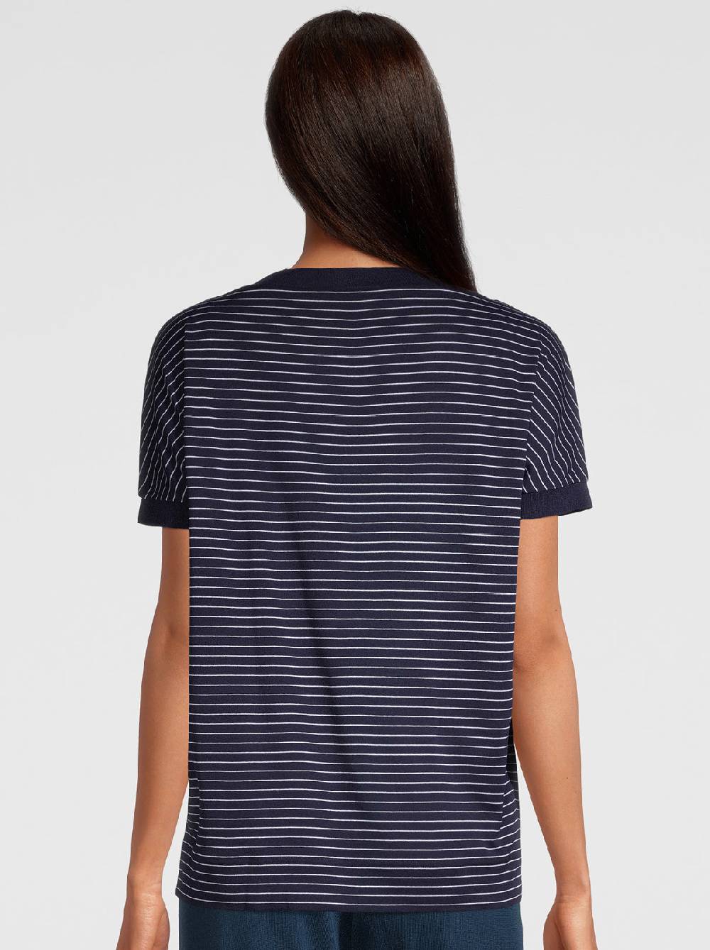 Oscalito T-shirt a righe in cotone 3181 Vendita Calda
