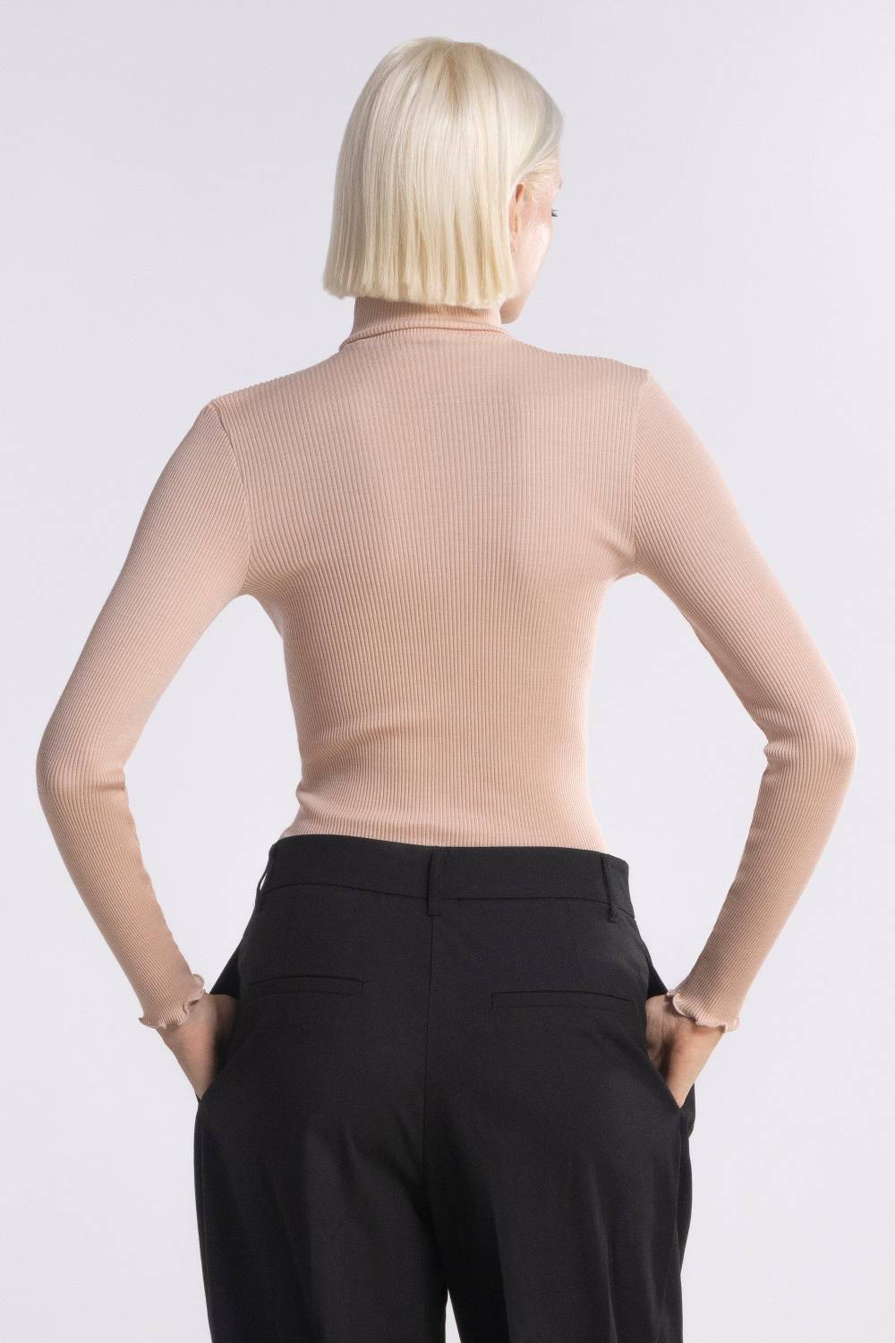 Oscalito Maglia Dolcevita a Maniche Lunghe in Lana e Seta 3438 I Più Venduti