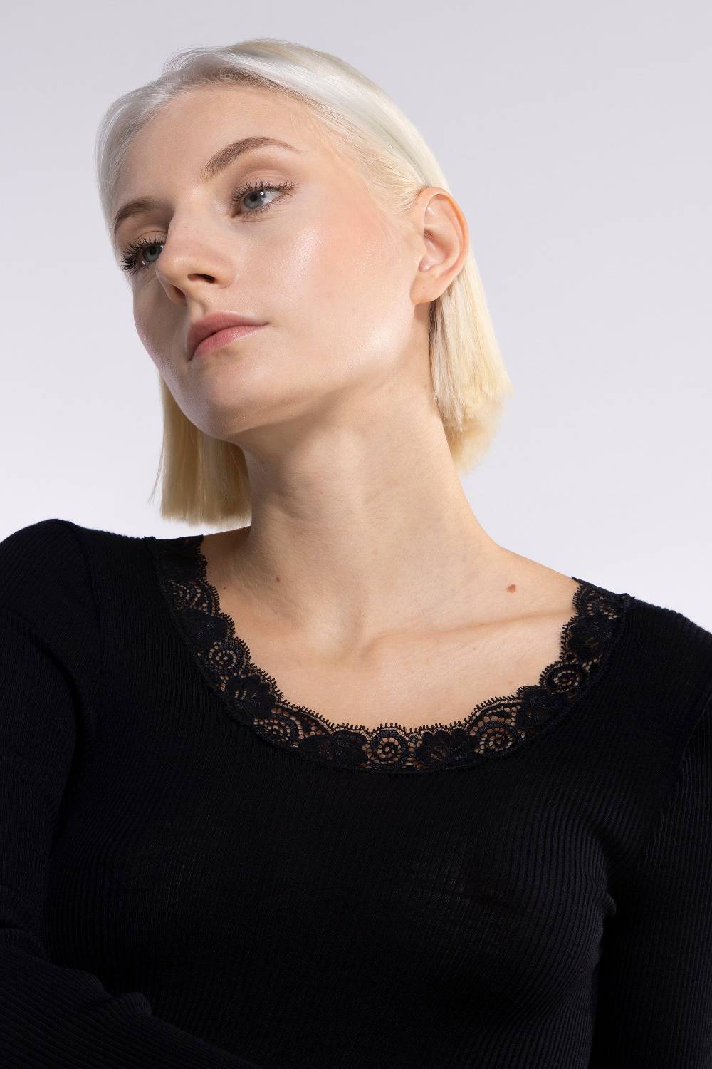 Oscalito Camicia a maniche lunghe in Lana e Seta 3416 Vendite Flash