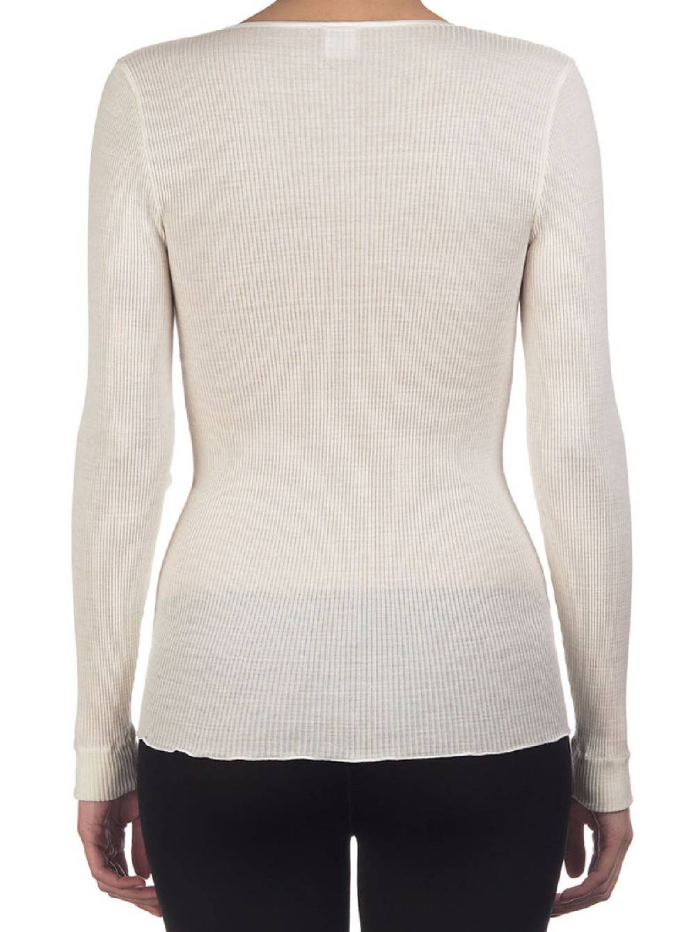 Oscalito Maglia Girocollo Maniche Lunghe in Lana e Seta 3426 Negozio