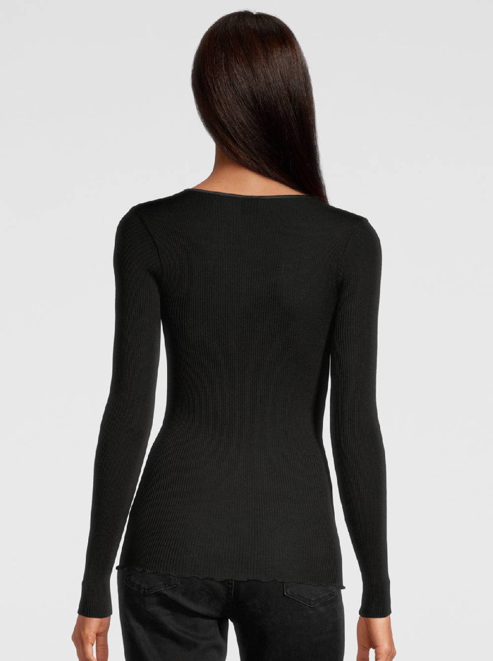 Oscalito Maglia Girocollo Maniche Lunghe in Lana e Seta 3426 Negozio