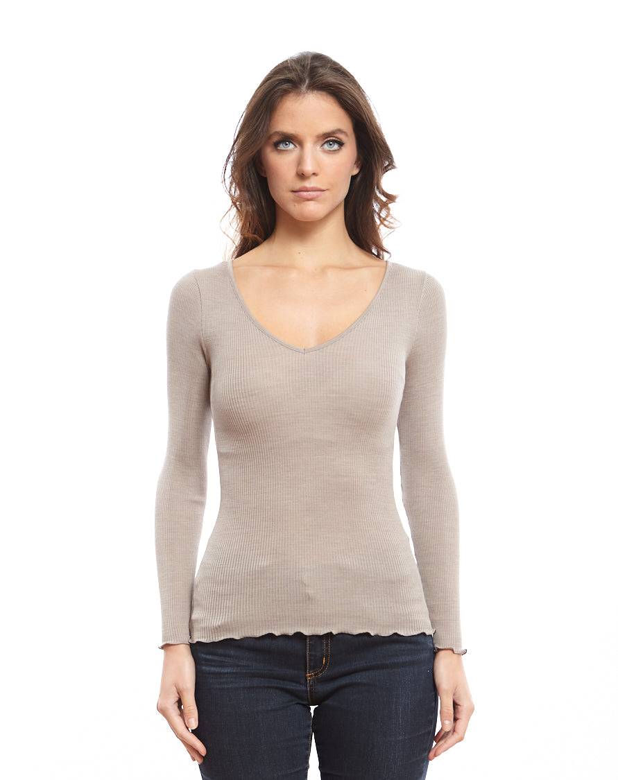 Oscalito Maglia maniche lunghe scollo a V 3486 2025