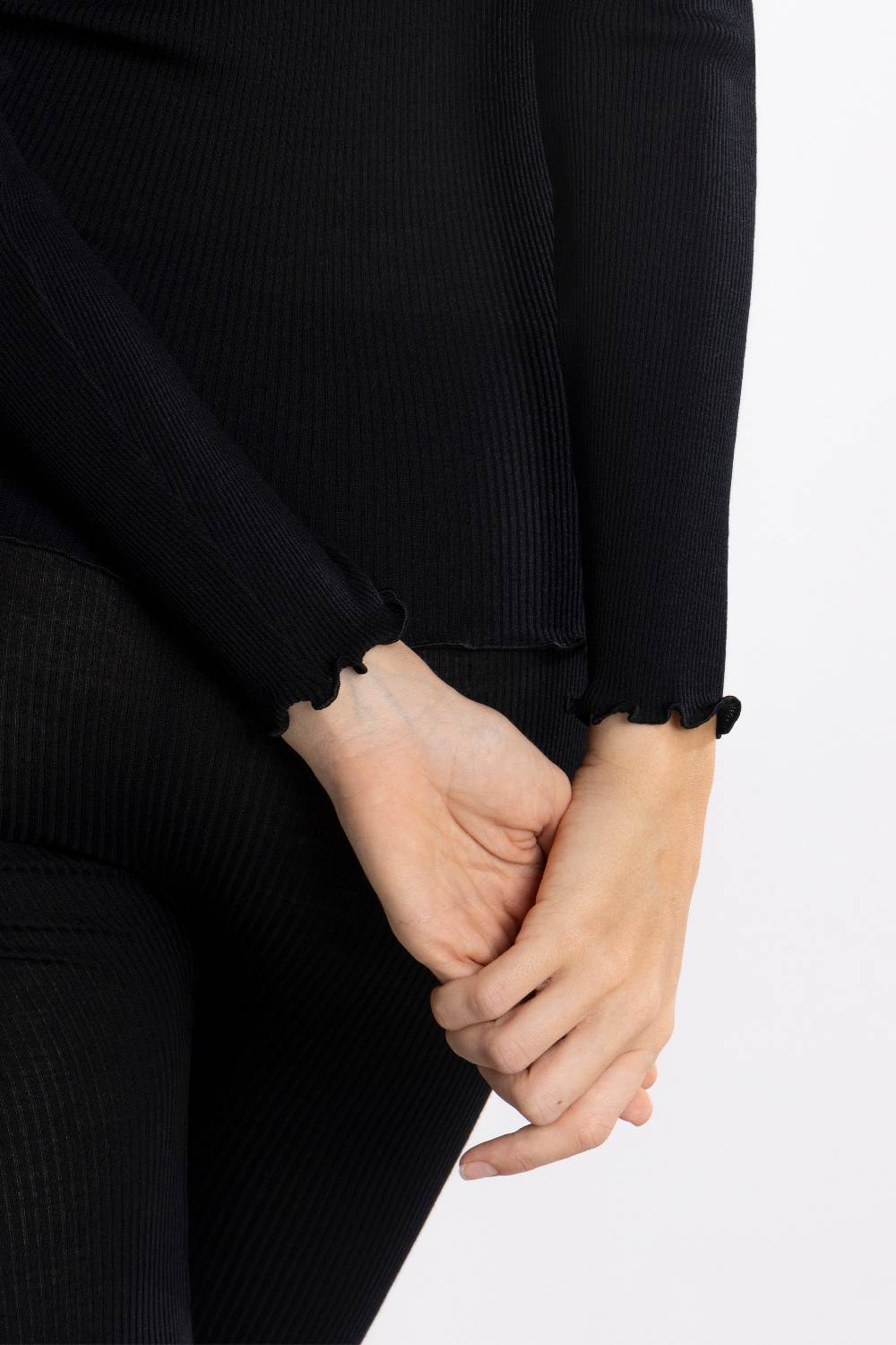 Oscalito Elegante camicia a maniche lunghe con bordi in raso 5304 Pezzi Unici