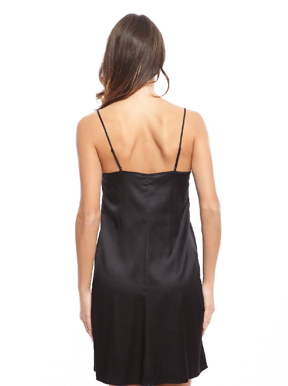 Oscalito Camicia da Notte in Pura Seta Stretch 10304 Vendita Economica