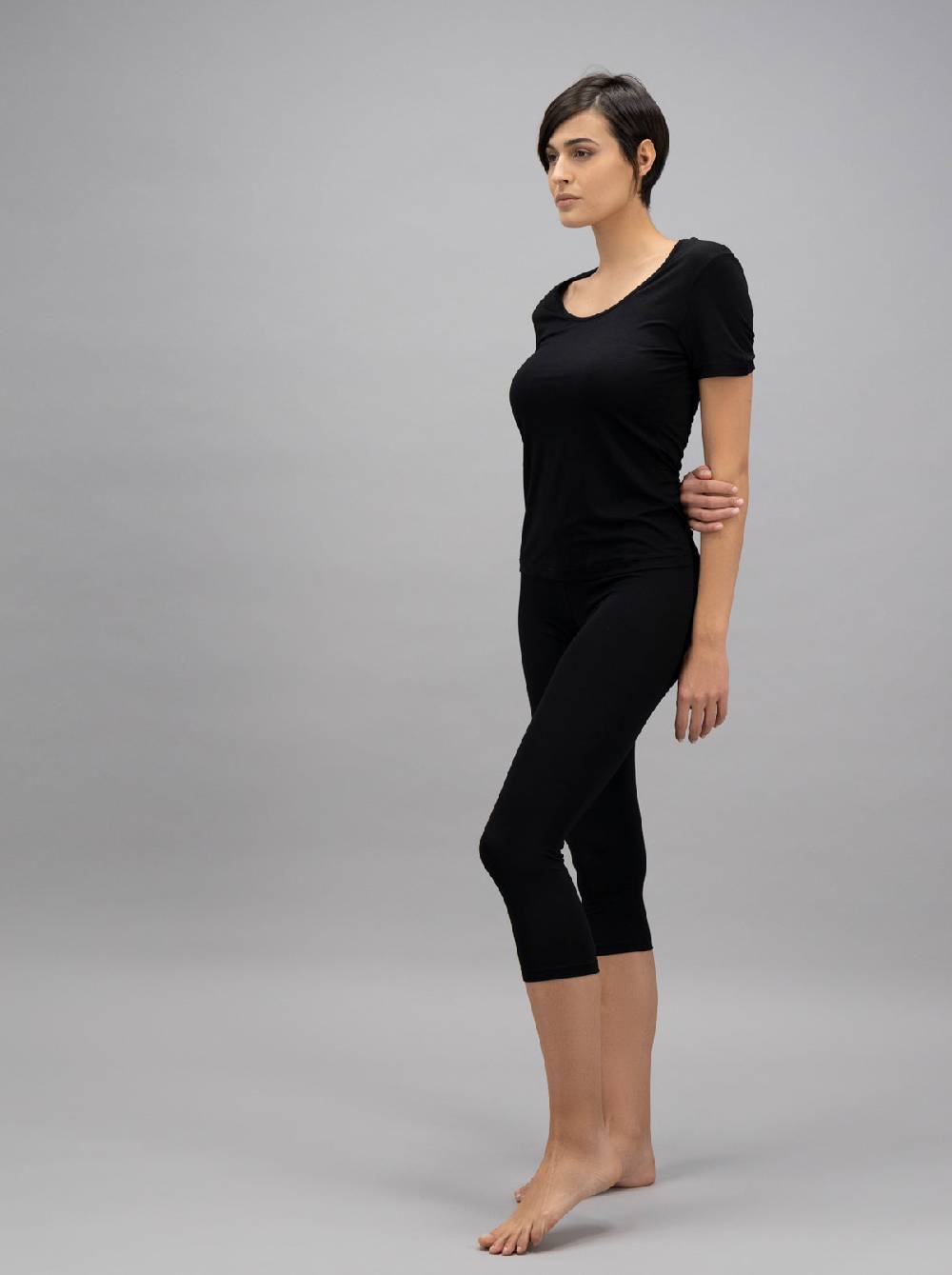 Oscalito Leggings in micromodal a vita alta 1235 Consegna Veloce