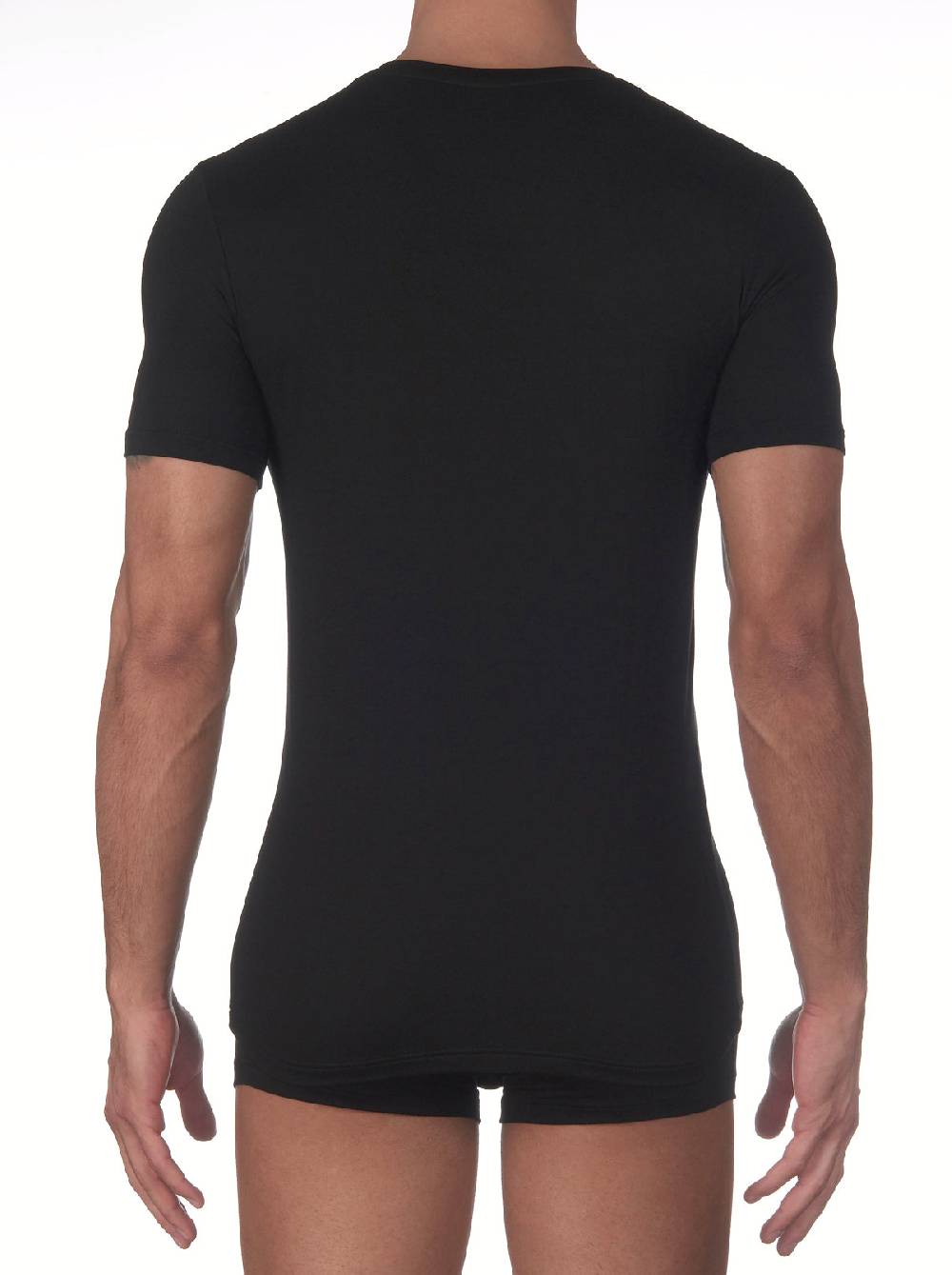 Oscalito T-shirt con scollo a V in micromodal 1576 Moda