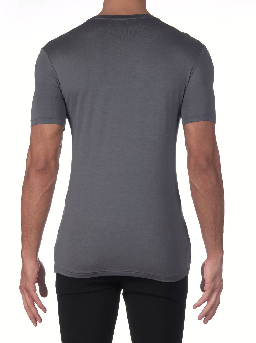 Oscalito T-shirt con scollo a V in micromodal 1576 Moda