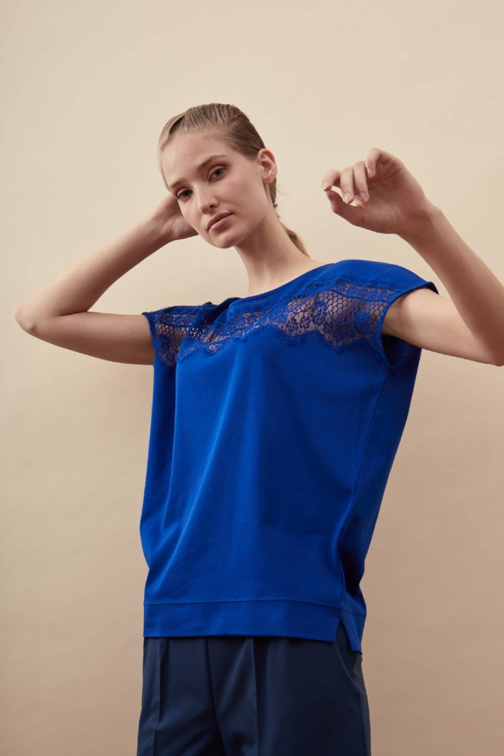 Oscalito T-shirt Donna 100% Cotone 4864 Vendita Calda
