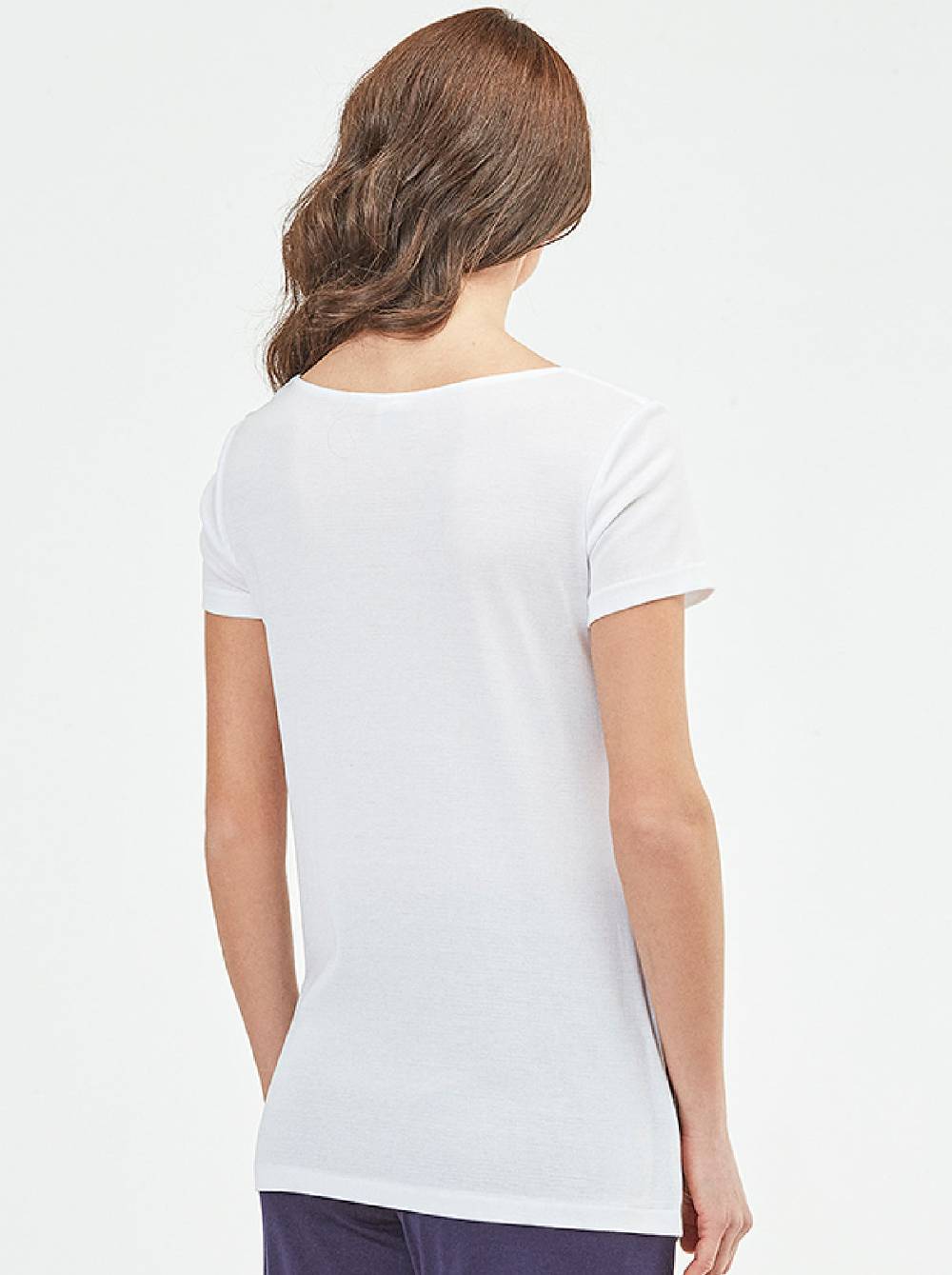 Oscalito T-shirt Allover Macramè Cotone 5758 Vendita Economica