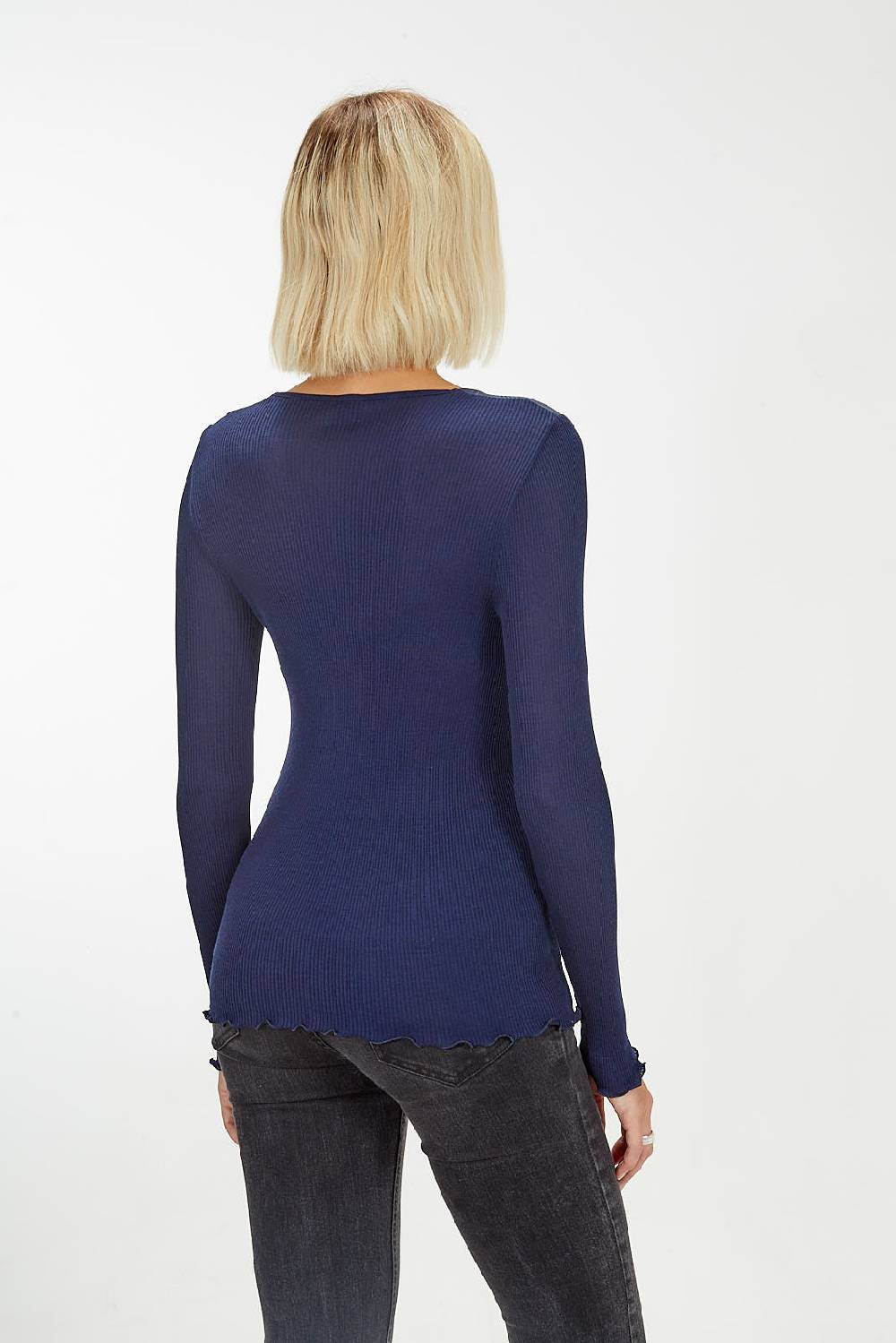 Oscalito Camicia a maniche lunghe in Lana e Seta con Macramè Tartan 5806 Promozione