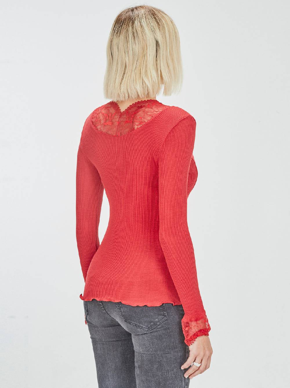 Oscalito Maglia maniche lunghe scollo a V con dettagli leavers 5862 Consegna Veloce