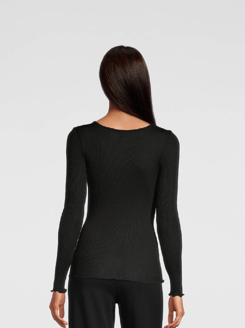 Oscalito Camicia a maniche lunghe in organza di seta 9515 Shopping Online
