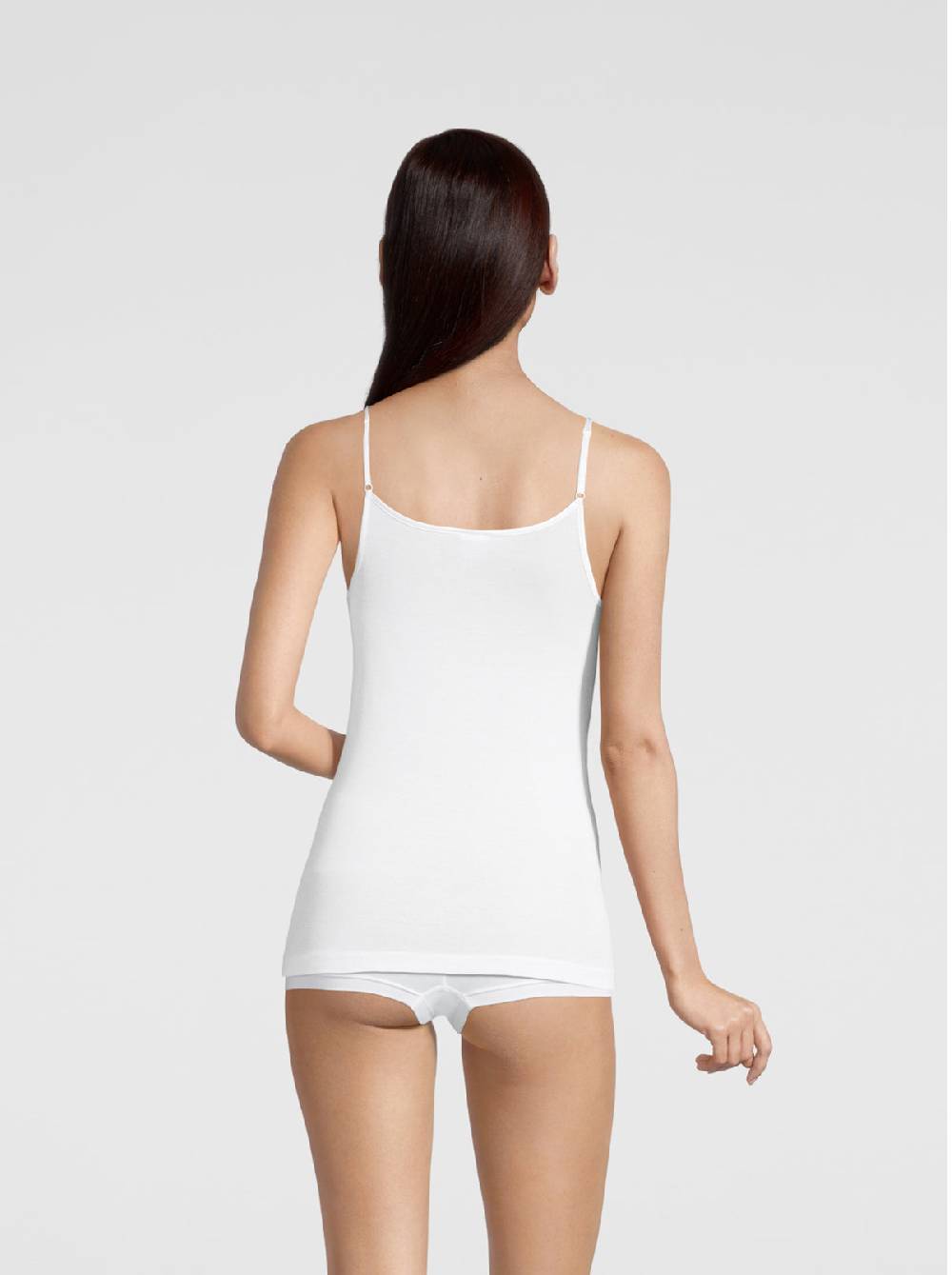 Oscalito Filoscozia Top Canotta con Pizzo Leavers 312 Vendita Calda
