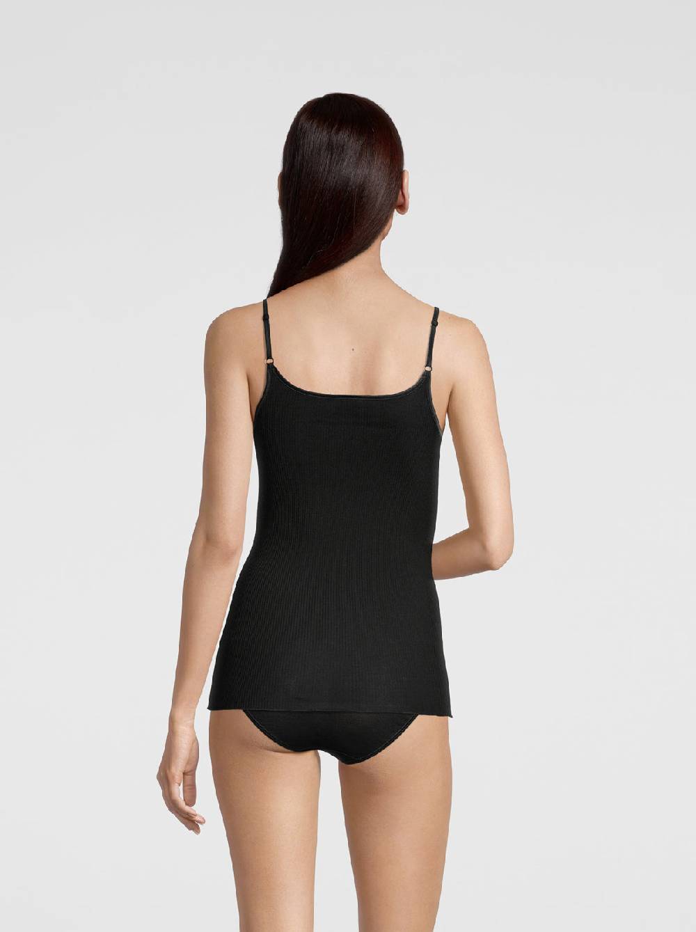Oscalito Filoscozia Top Scollo V con Bordi in Raso 16130 Shopping Online