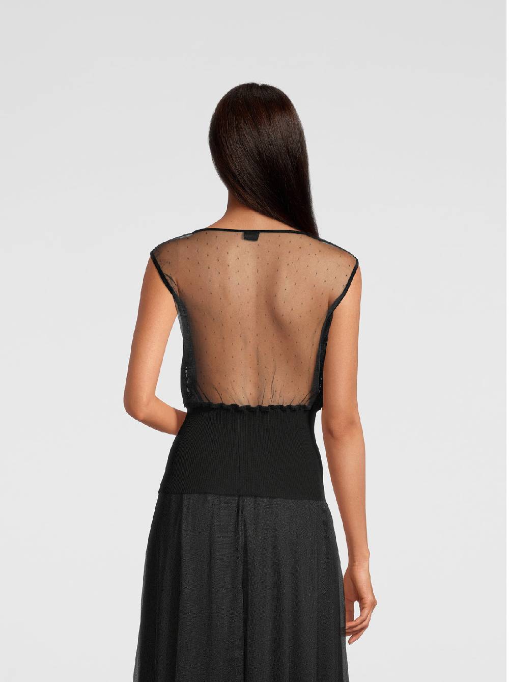 Oscalito Camicia smanicata Romance in plumetis 6536 Economico