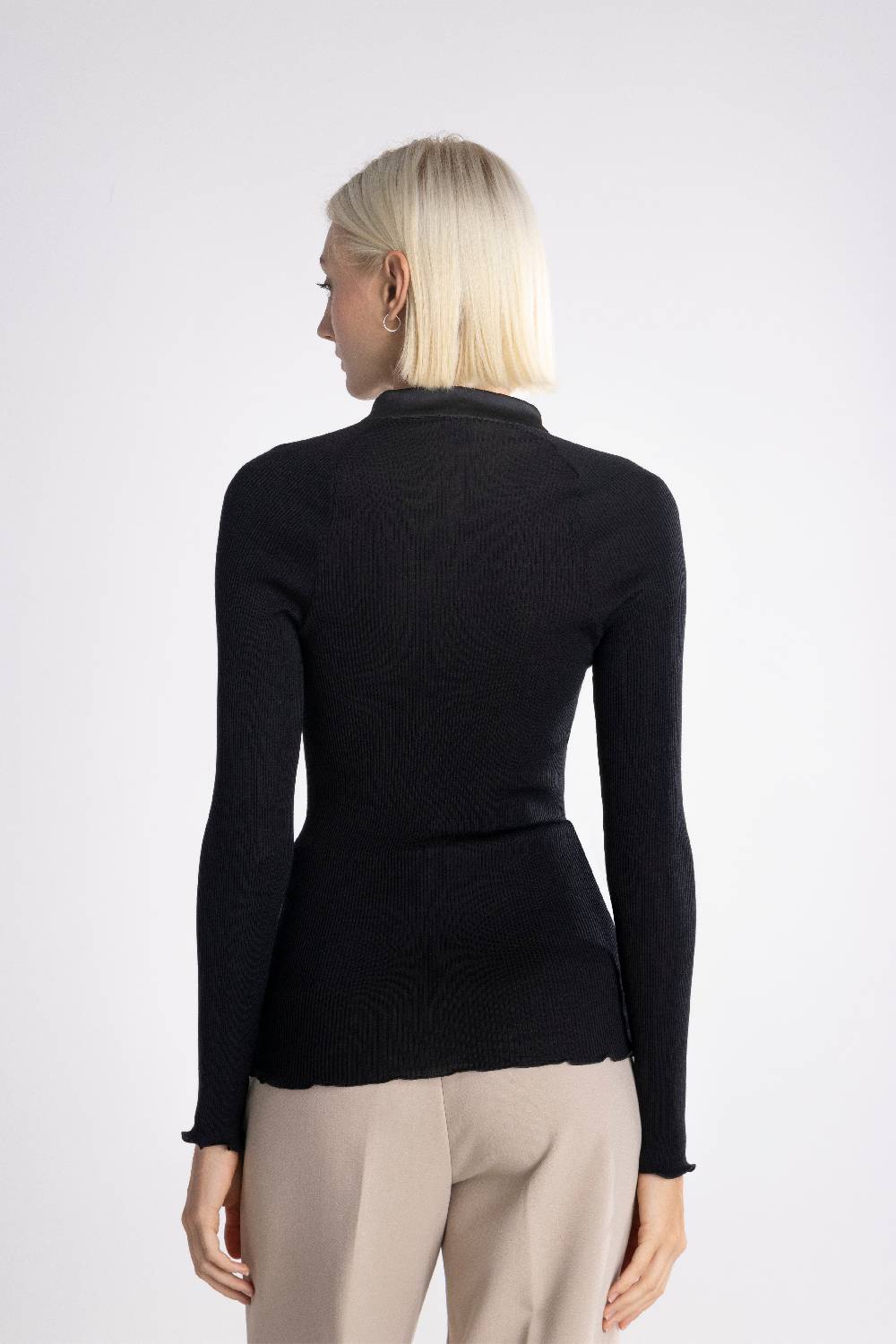 Oscalito Maglia a maniche lunghe Donna70% Lana , 30% Seta 6871 Vendita Economica