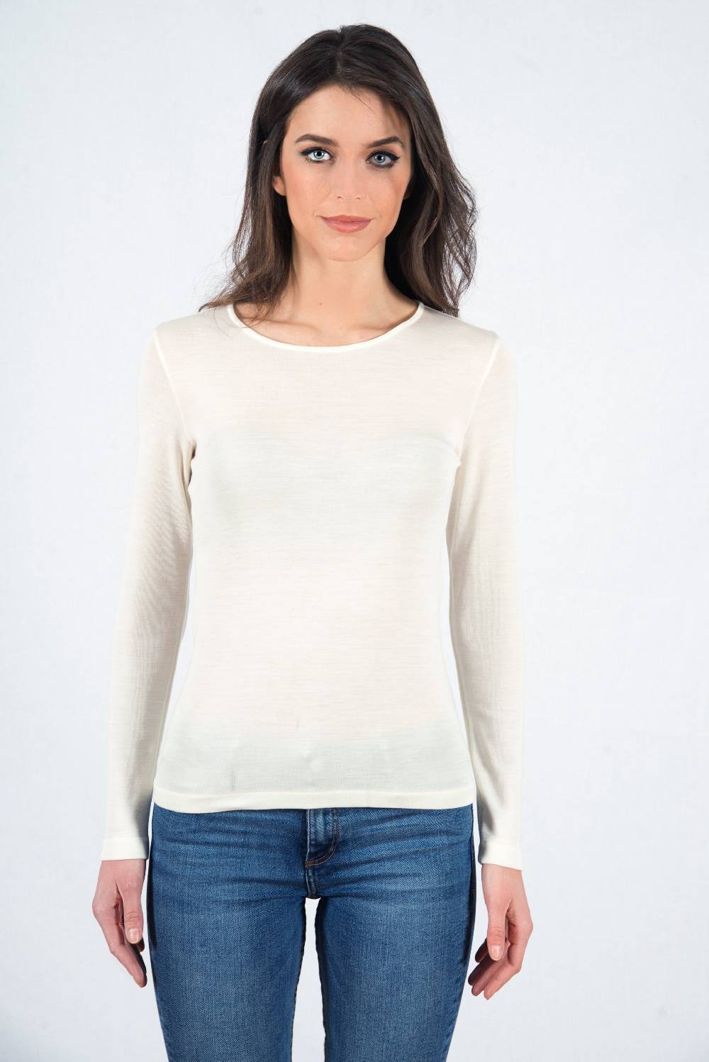 Oscalito Camicia a maniche lunghe lana e seta 3476 In Saldo