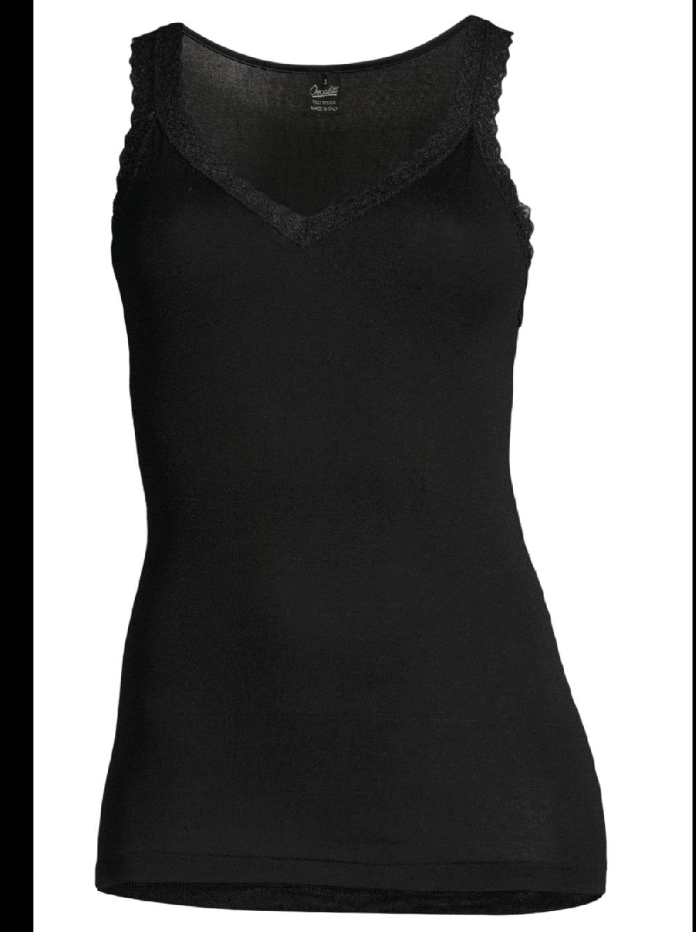 Oscalito Canotta Filoscozia® con pizzo leavers 314 Vendita
