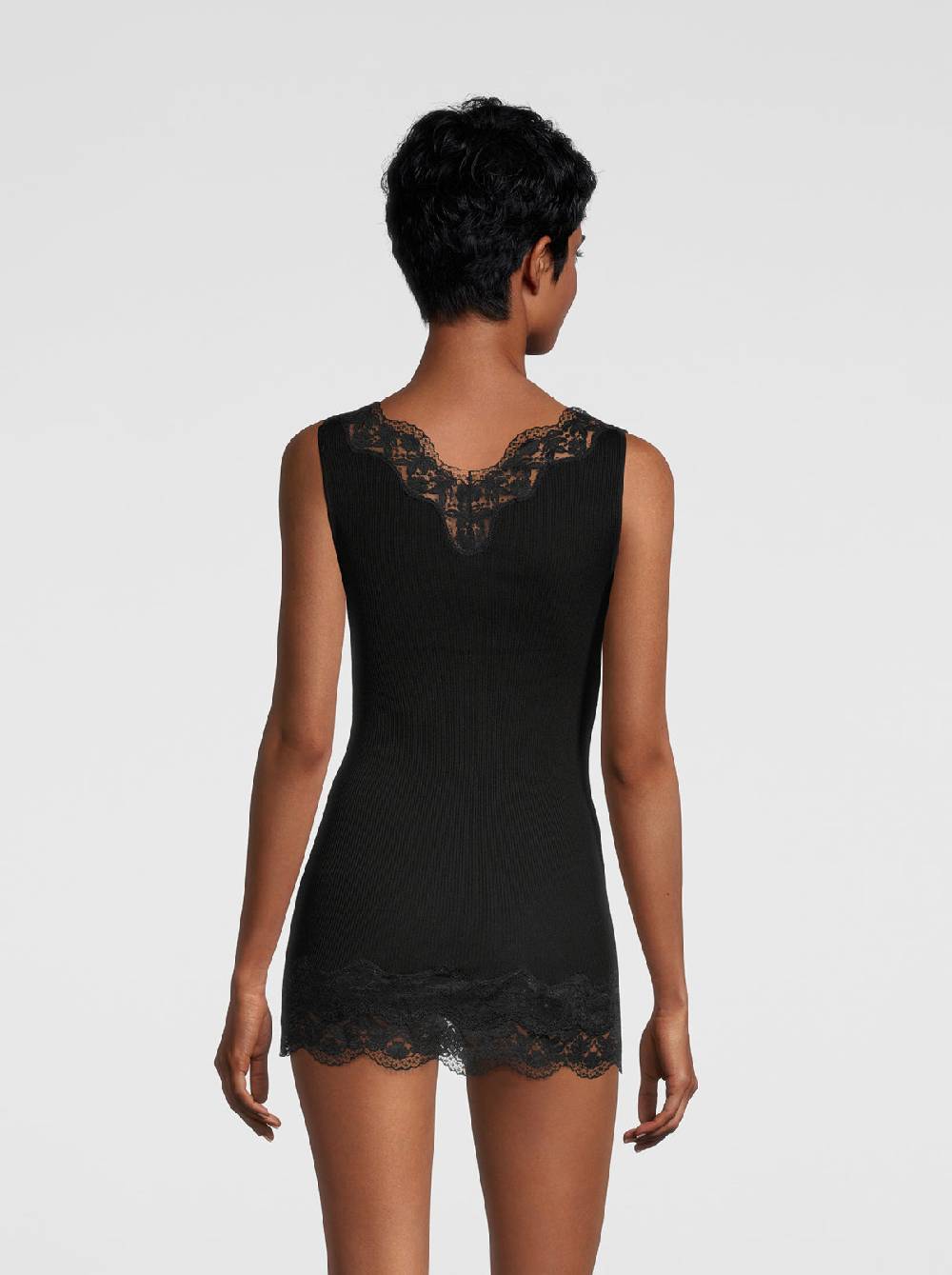 Oscalito Filoscozia Babydoll Canotta con Pizzo Leavers 7006 Promozione