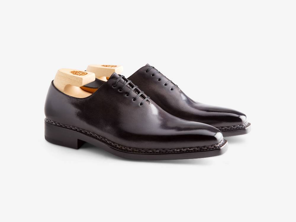 Paolo Sartori Art. 175B Oxford in pelle Anticata Grigio Online