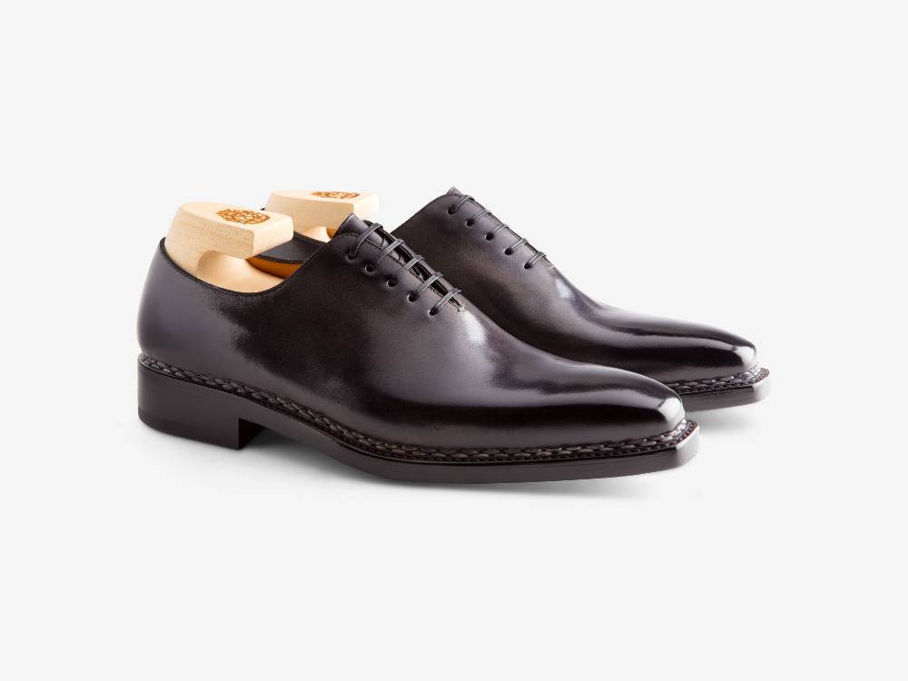 Paolo Sartori Art. 680 Oxford un pezzo in pelle Anticata Grigio Outlet