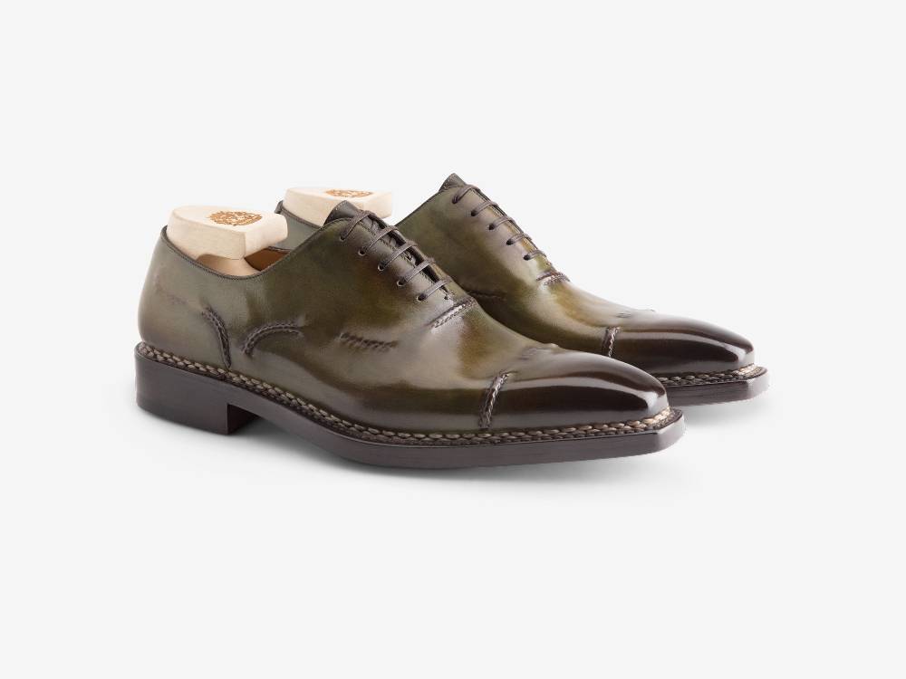 Paolo Sartori ART. 589 Oxford in pelle Anticata Bosco Saldi
