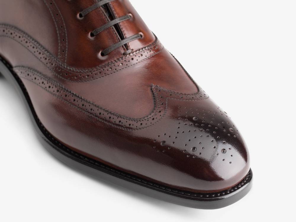 Paolo Sartori Art. 611 Oxford in pelle Anticata Amarone Prezzo di fabbrica