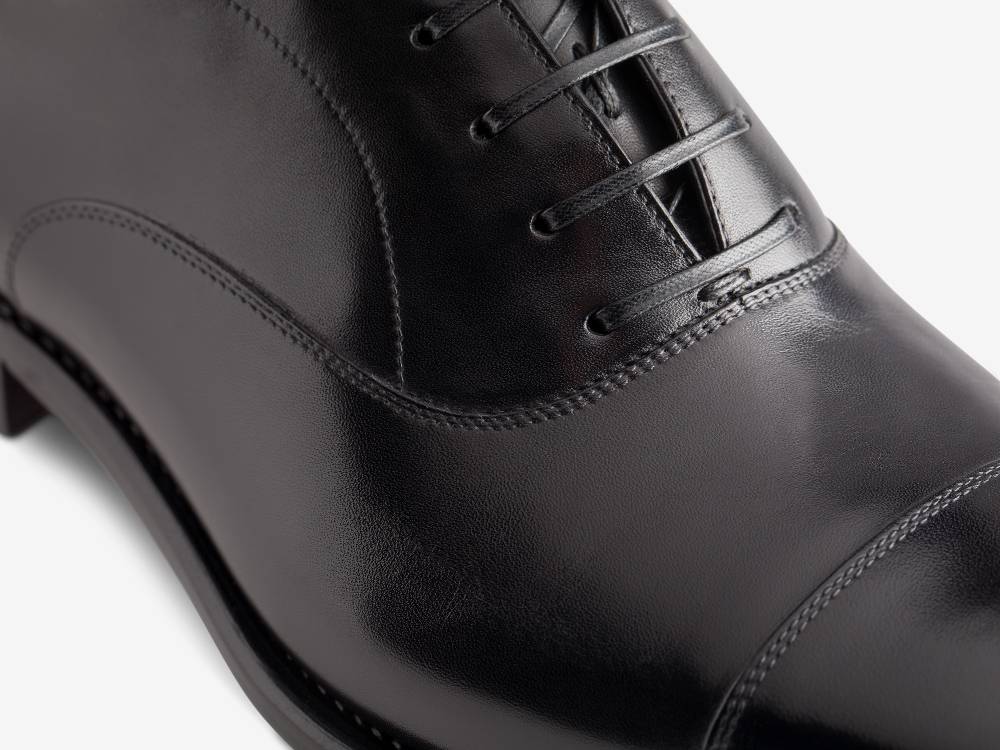 Paolo Sartori Art. 576 Oxford in pelle Anticata Nera Hotsell
