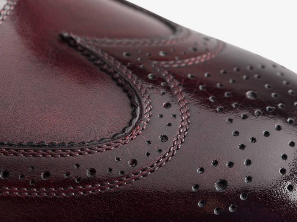 Paolo Sartori Art. 699 Oxford in pelle Anticata Bordeaux Qualità