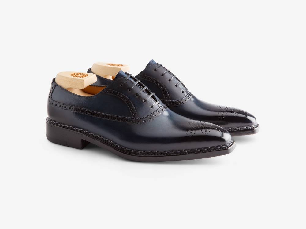 Paolo Sartori Art. 700 Oxford in pelle Anticata Oceano Vendita