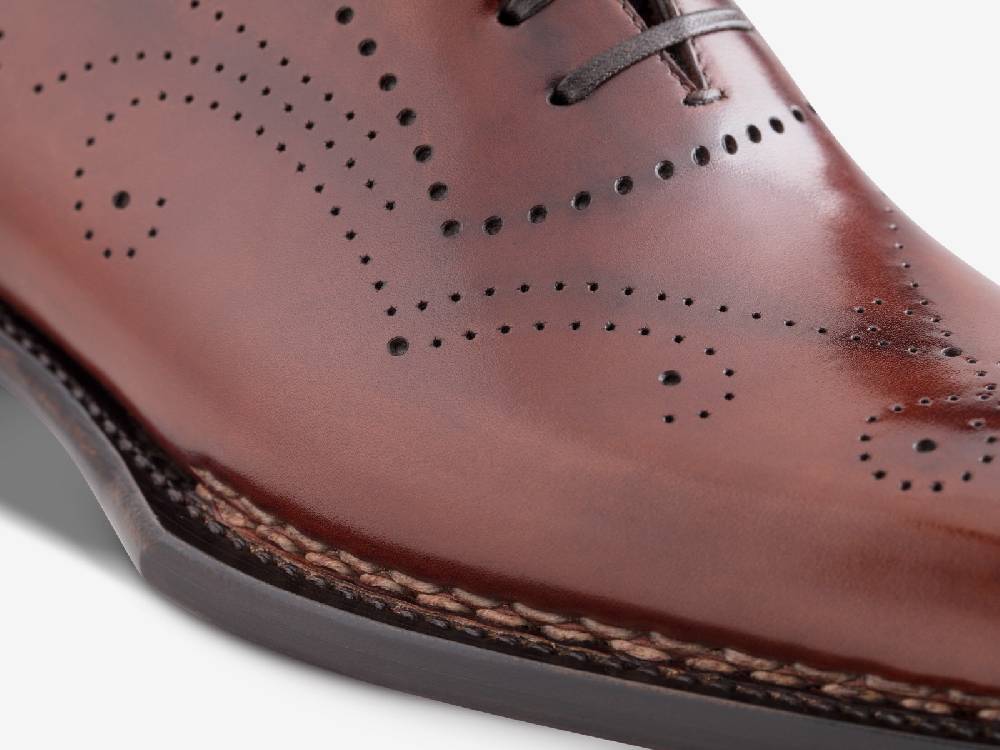 Paolo Sartori Art. 768 Oxford in Antiqued Positano Leather Offerte esclusive