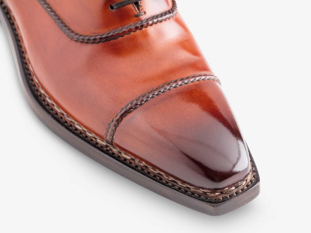 Paolo Sartori Art. 175BOUT Oxford in pelle Anticata Cognac Promozione Limitata