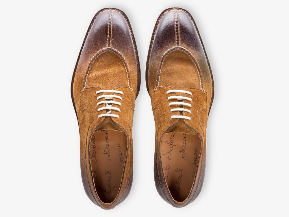 Paolo Sartori Art. 583 Derby in Camoscio Mountarde Fino Al -60%