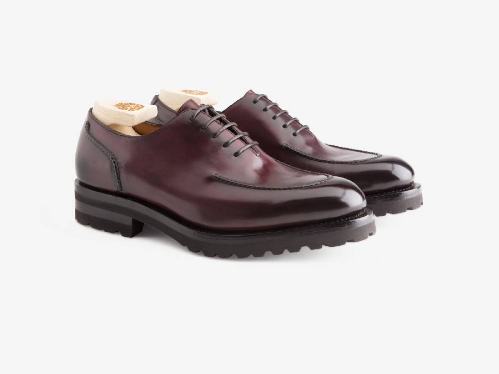Paolo Sartori Art.666 Oxford in pelle Anticata Bordeaux Sottocosto