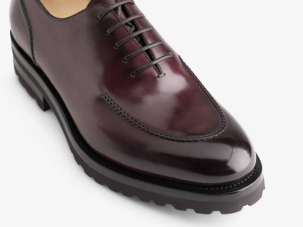 Paolo Sartori Art.666 Oxford in pelle Anticata Bordeaux Sottocosto
